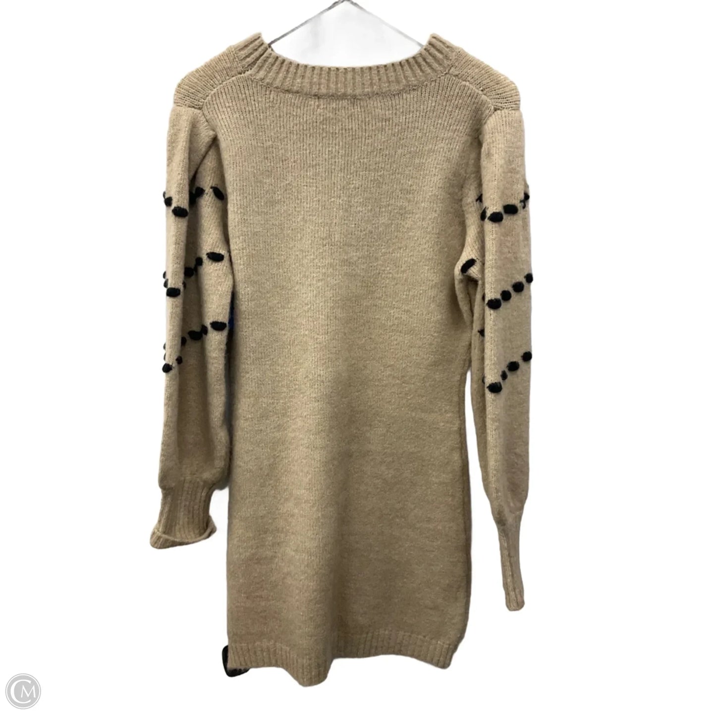 Dress Sweater By Lush In Beige, Size: S