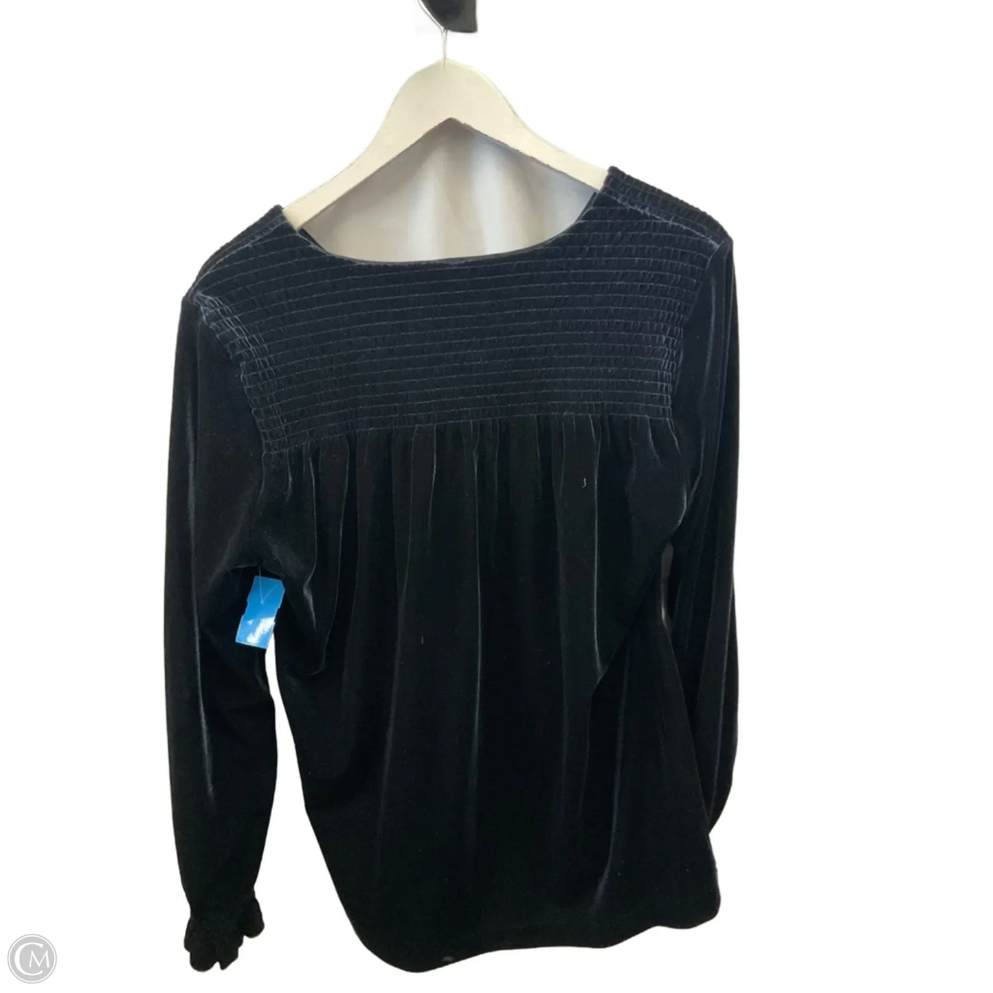 Top Long Sleeve By Christopher And Banks In Navy, Size: M