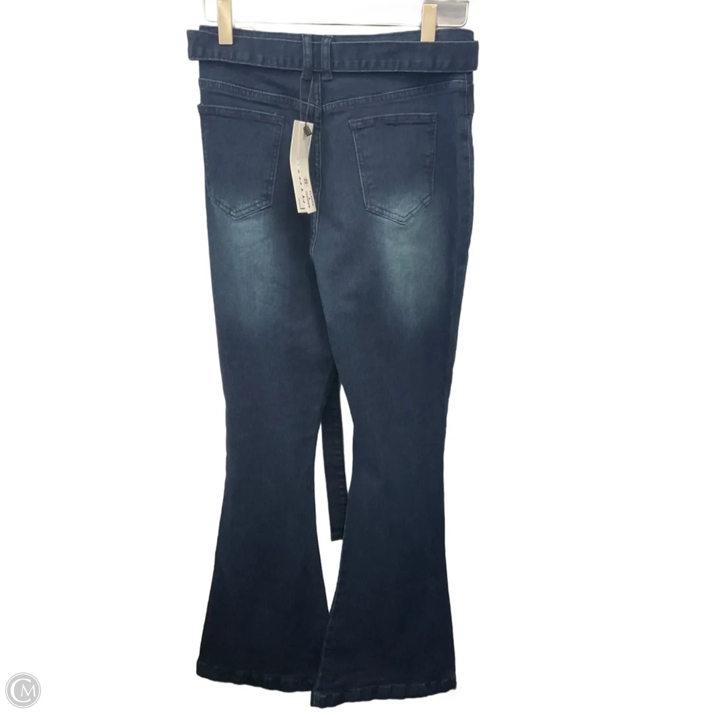Jeans Flared By Clothes Mentor In Blue Denim, Size: 4