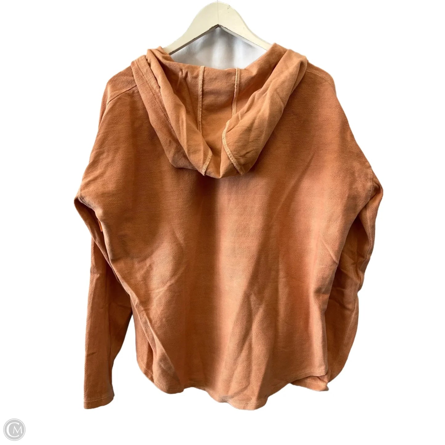 Top Long Sleeve By Natural Reflections In Peach, Size: M
