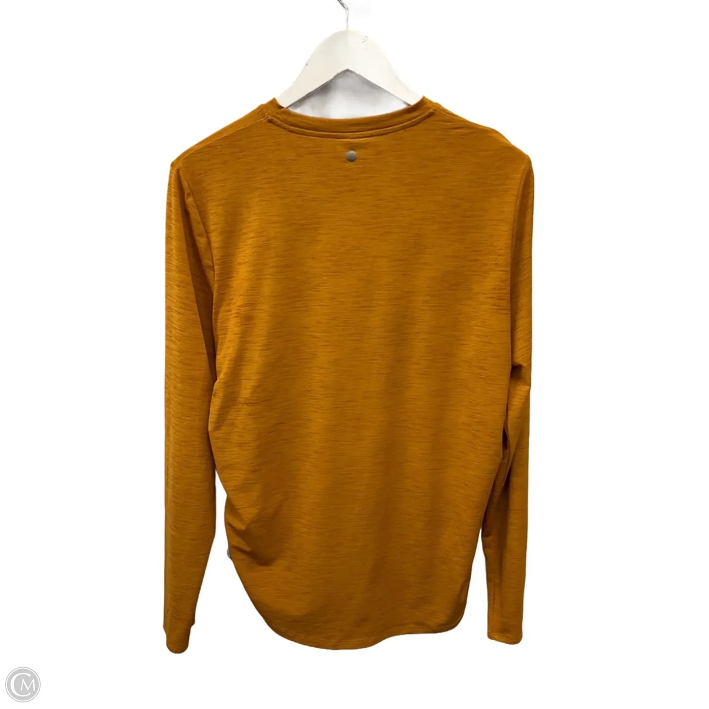 Athletic Top Long Sleeve Crewneck By Calia In Gold, Size: Xl