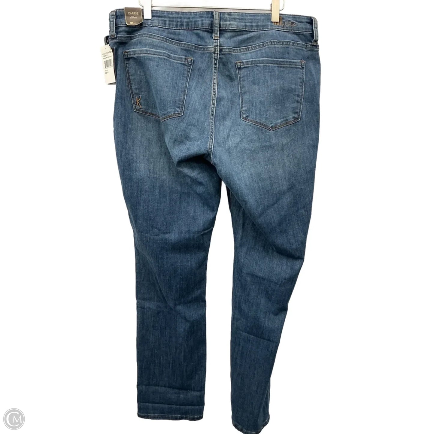 Jeans Boyfriend By Kut In Blue Denim, Size: 14