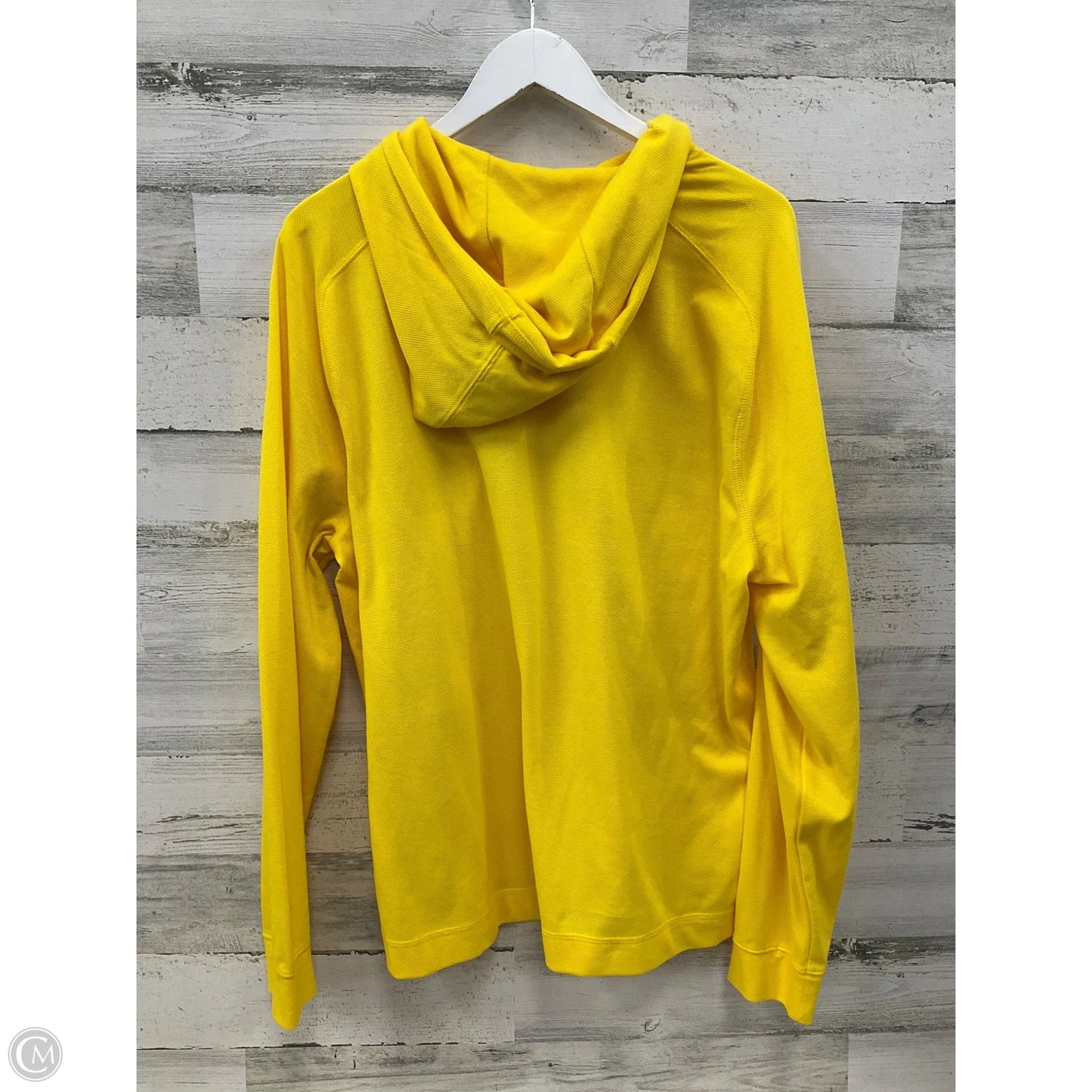 Sweatshirt Hoodie By Banana Republic In Yellow, Size: Xl