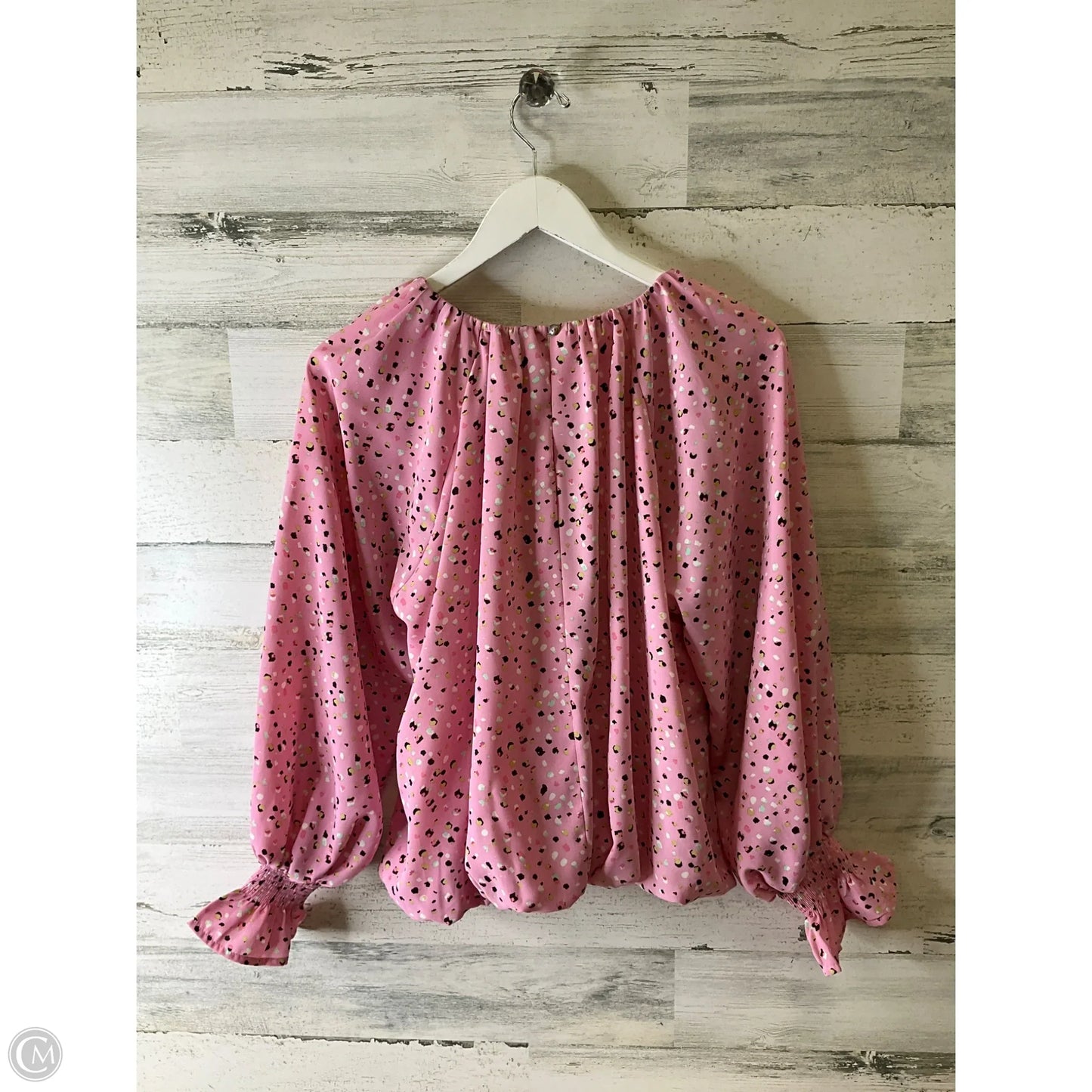 Top Long Sleeve By Entro In Pink, Size: S