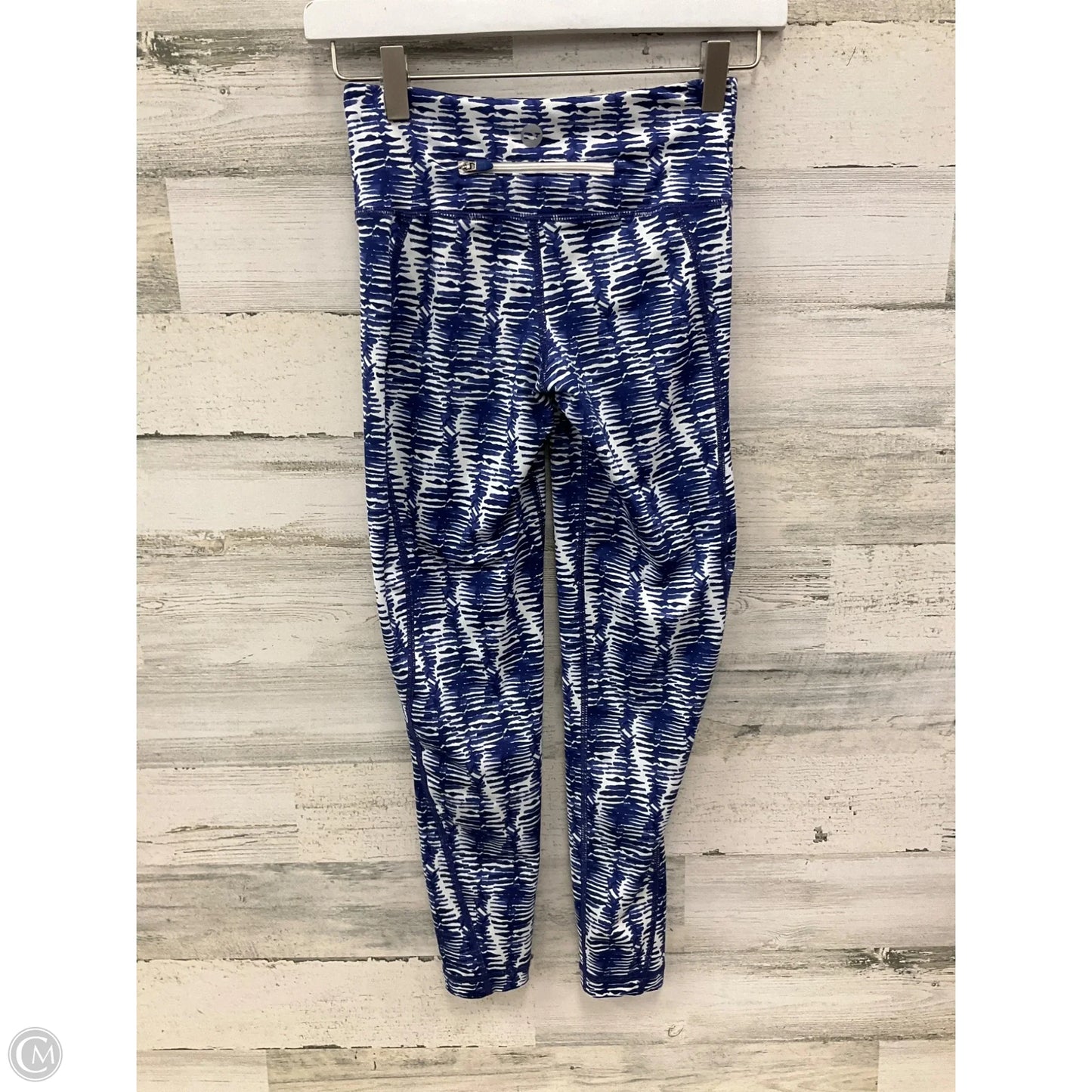 Athletic Leggings By Vineyard Vines In Blue & White, Size: Xxs