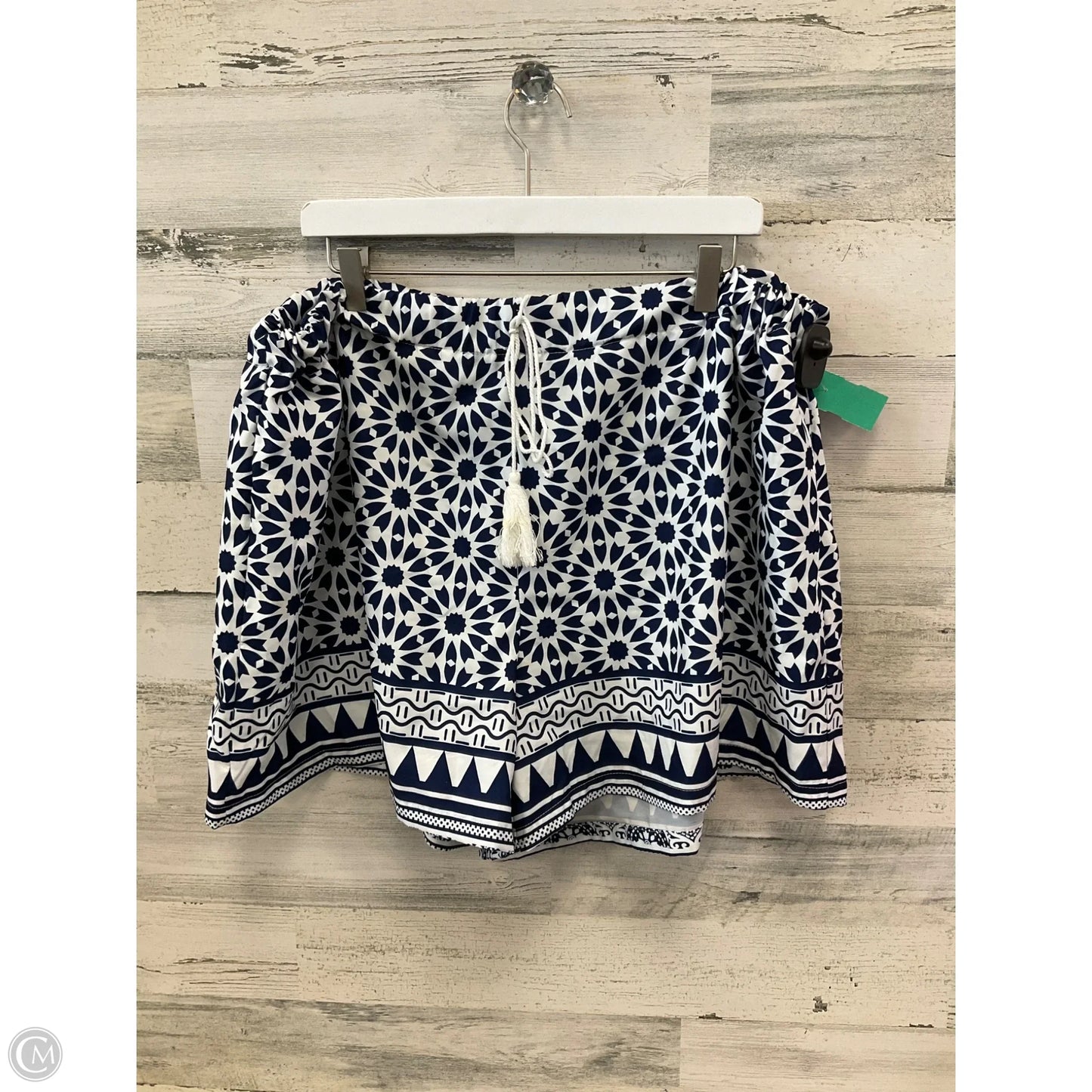 Shorts By Shein In Blue & White, Size: 4x