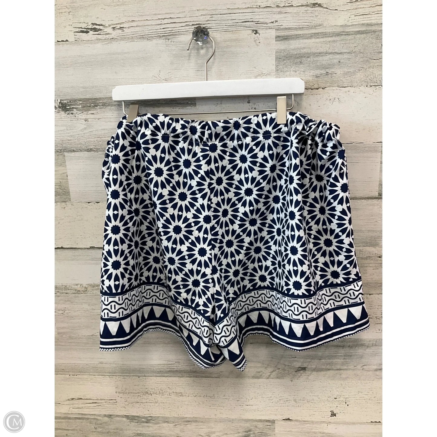 Shorts By Shein In Blue & White, Size: 4x