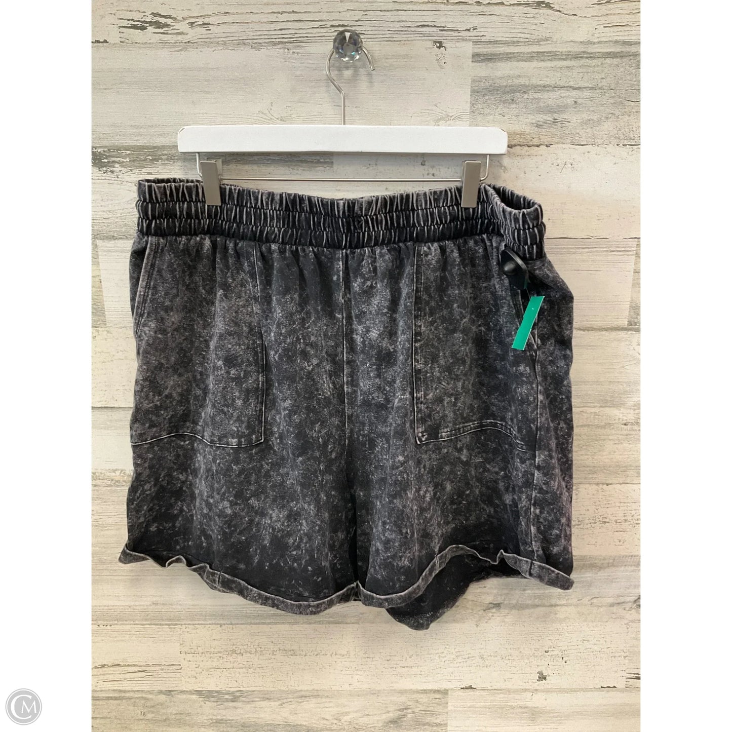 Shorts By Zenana Outfitters In Grey, Size: 3x