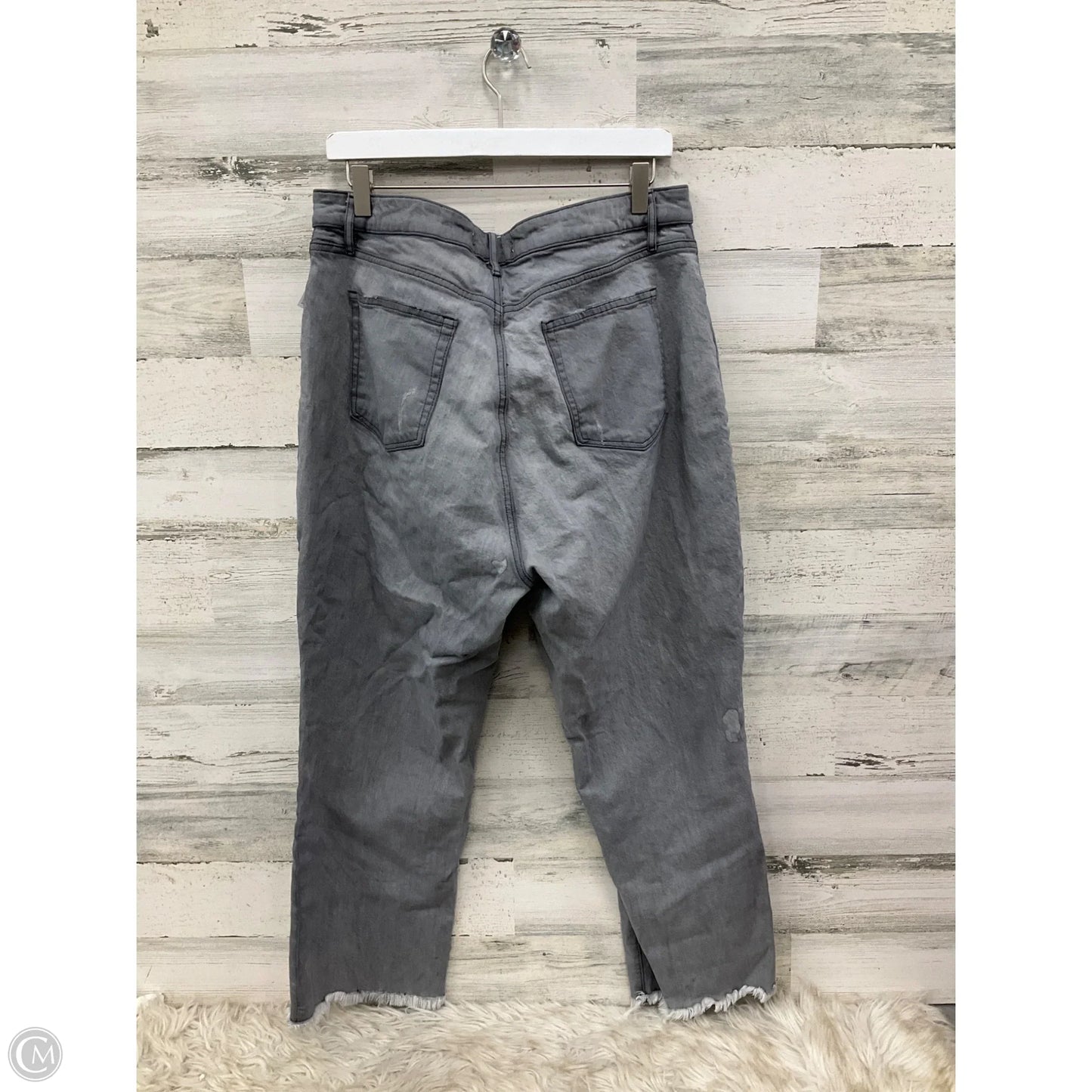 Pants Cropped By Loft In Grey, Size: 14