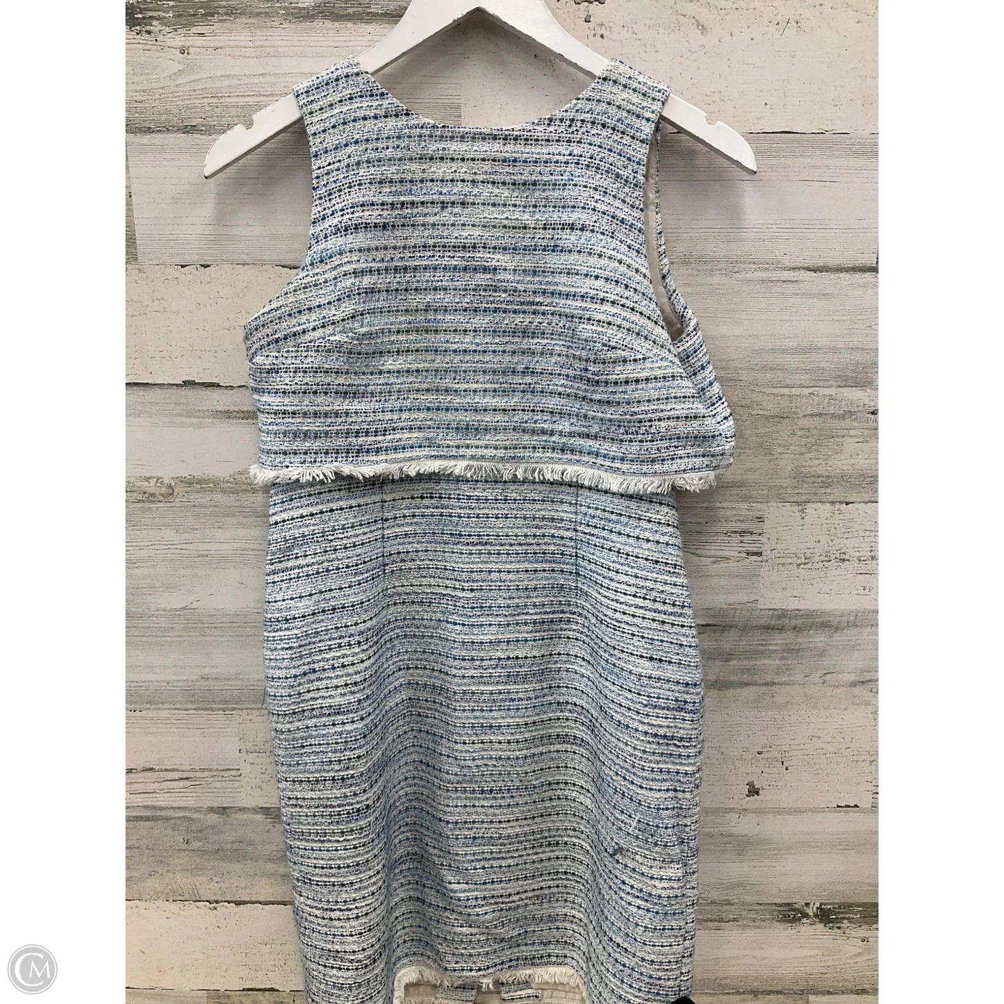 Dress Casual Short By Ann Taylor In Blue & Green, Size: Sp