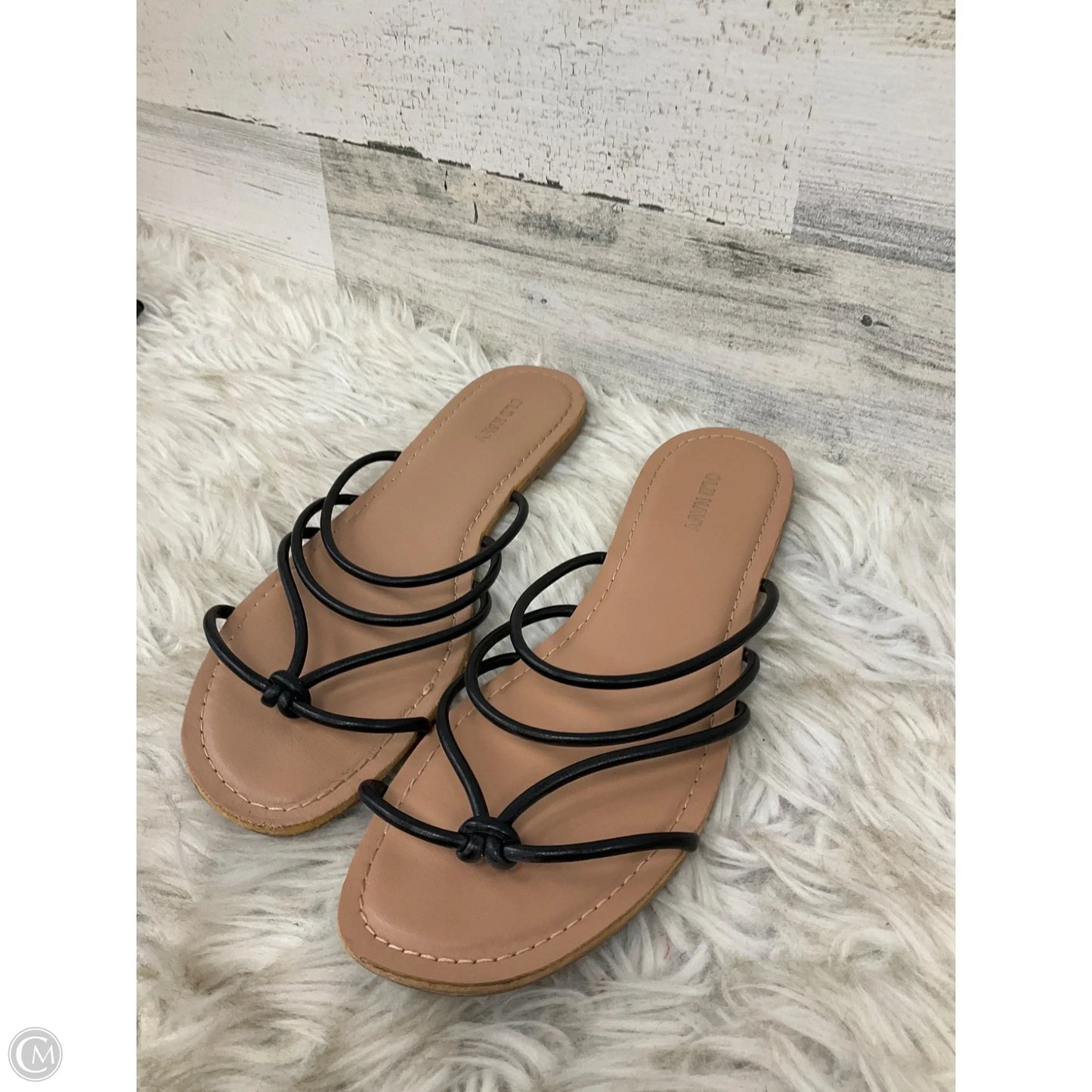 Sandals Flip Flops By Old Navy In Black, Size: 9