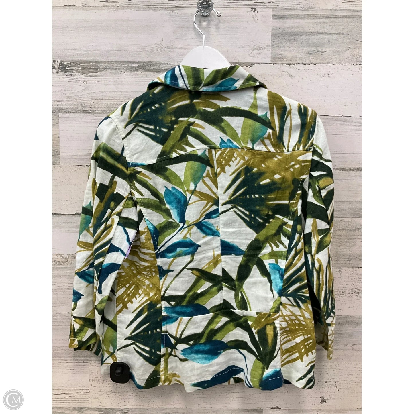 Jacket Other By Chicos In Tropical Print, Size: S