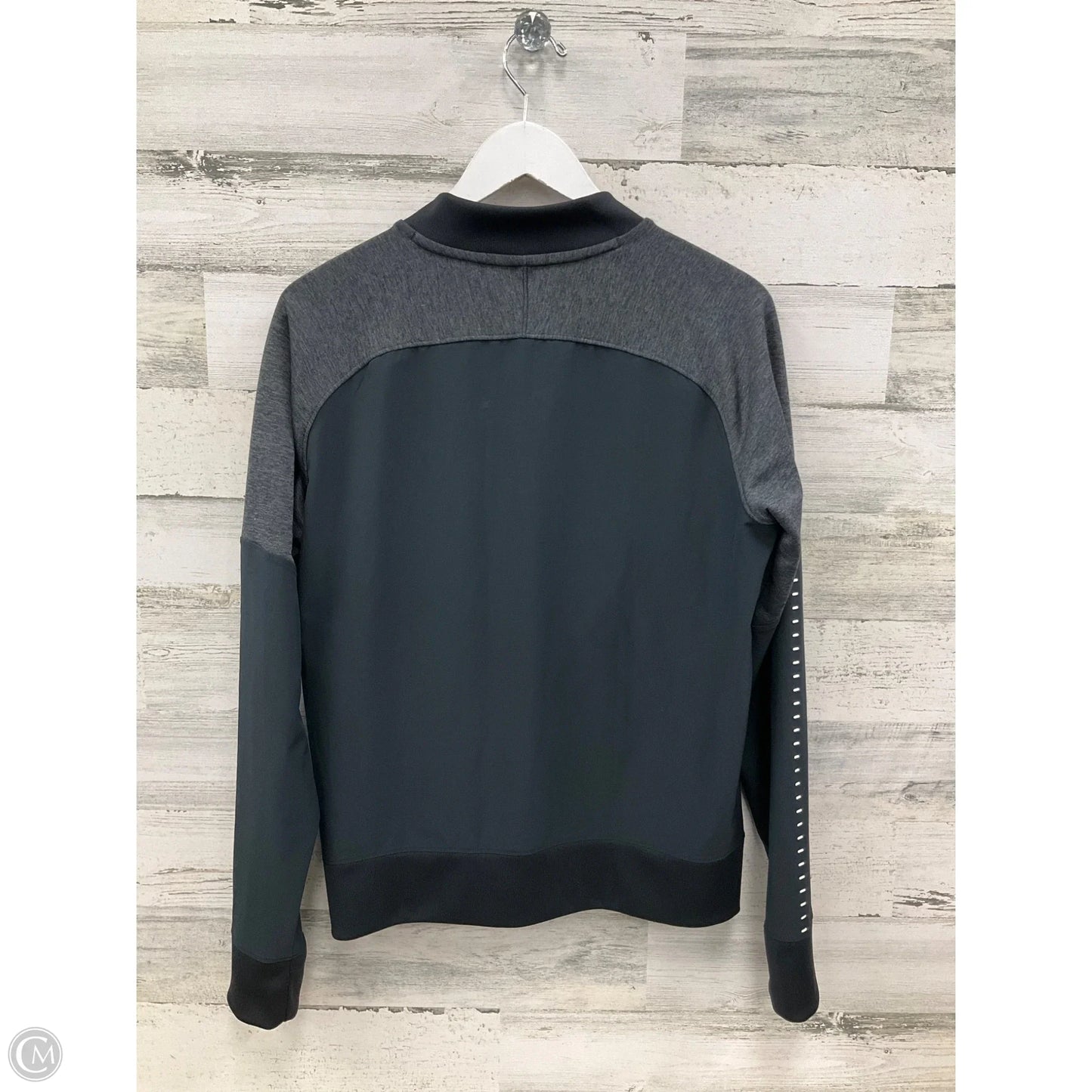 Athletic Jacket By Under Armour In Grey, Size: L