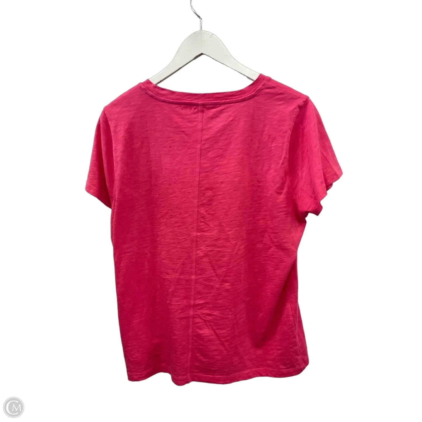 Top Short Sleeve By J. Crew In Pink, Size: L