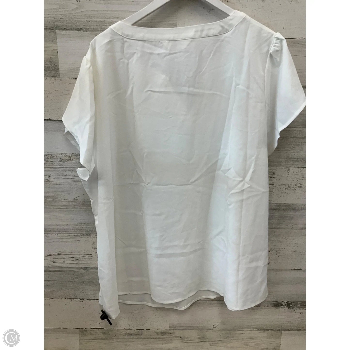 Top Sleeveless By Agnes Orinda In White, Size: 3x