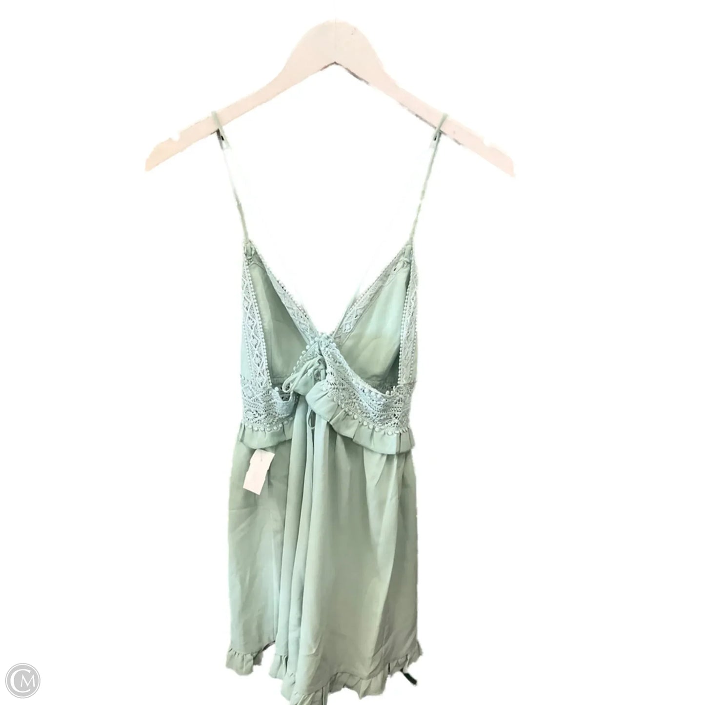 Romper By Shein In Aqua, Size: L