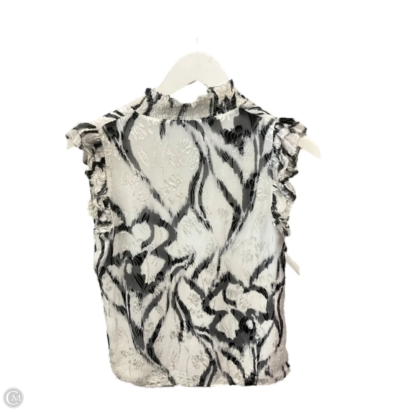 Blouse Sleeveless By White House Black Market In White, Size: Xxs
