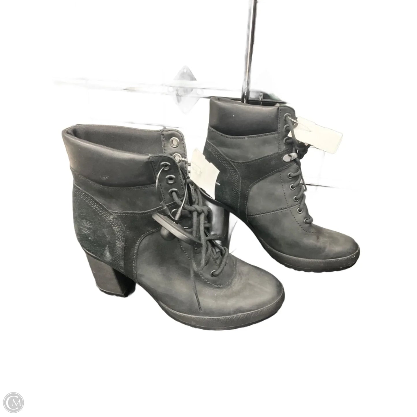 Boots Ankle Heels By Timberland In Black, Size: 7.5