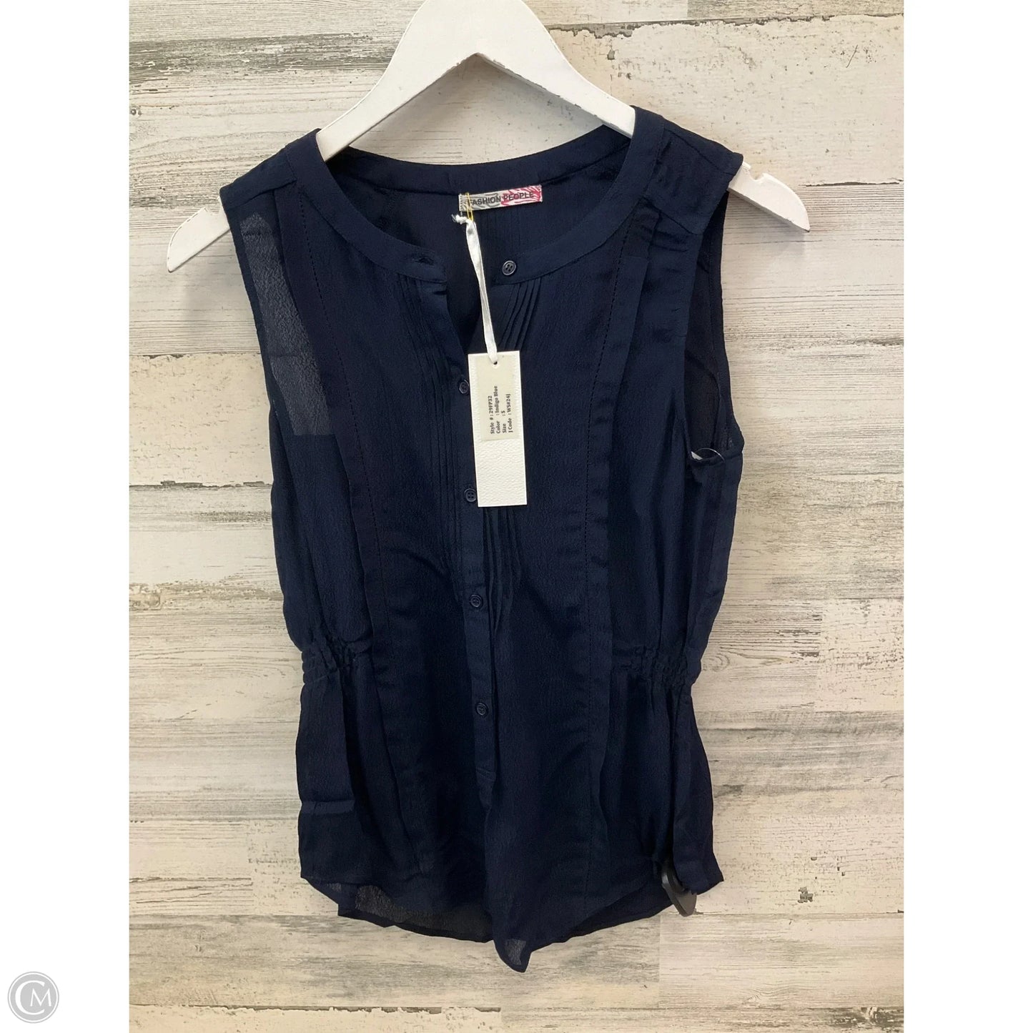 Top Sleeveless By Clothes Mentor In Blue, Size: S