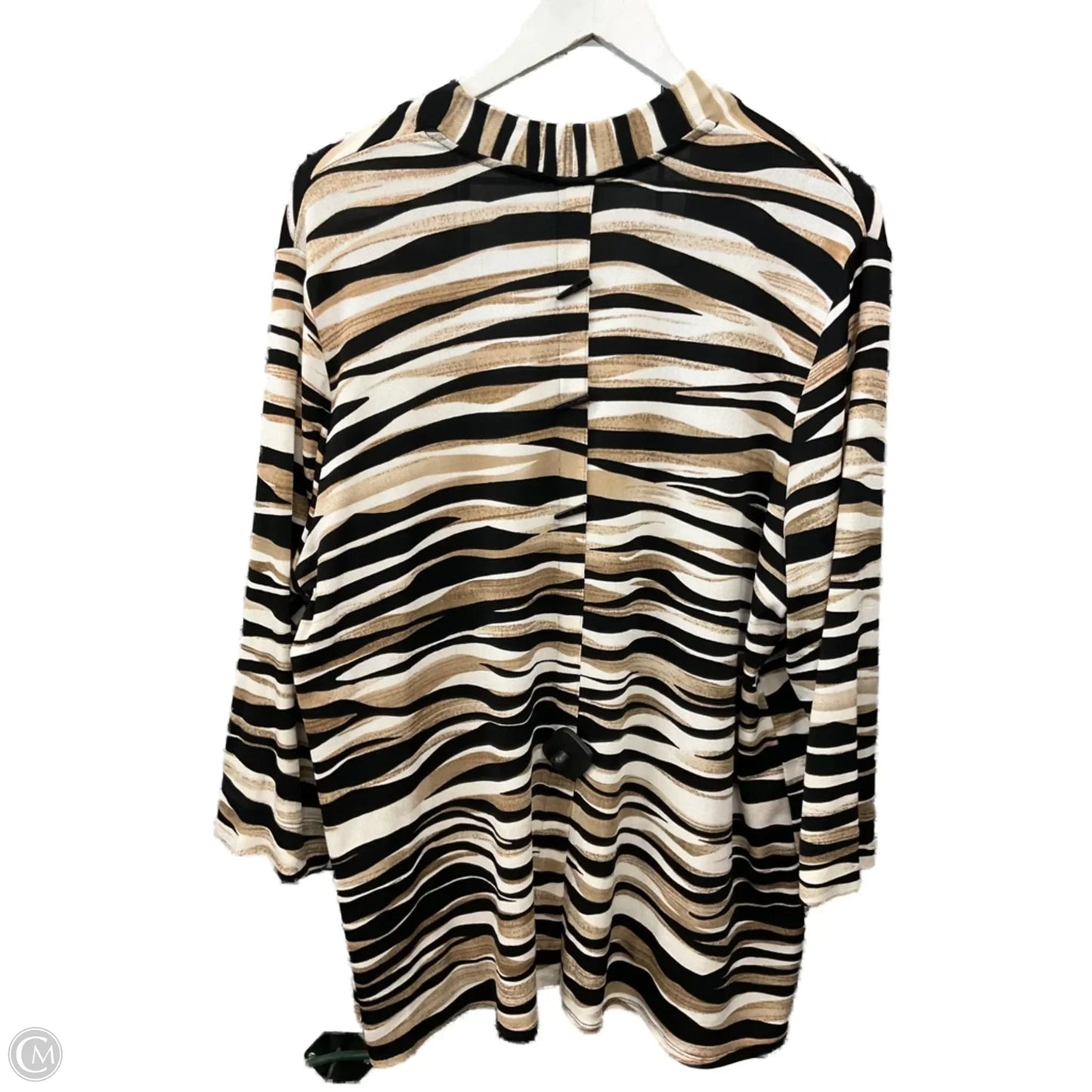 Cardigan By Chicos In Animal Print, Size: Xl