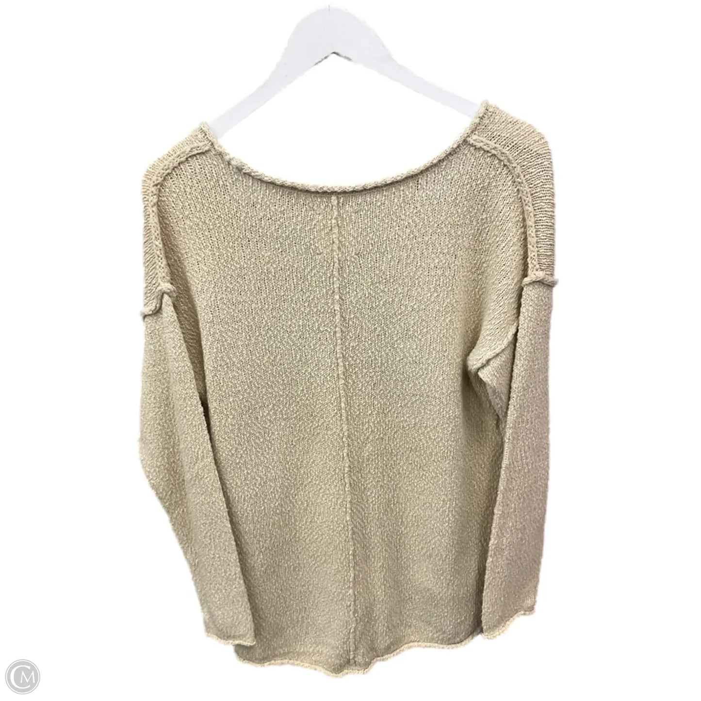 Top Long Sleeve By Aerie In Beige, Size: Xs