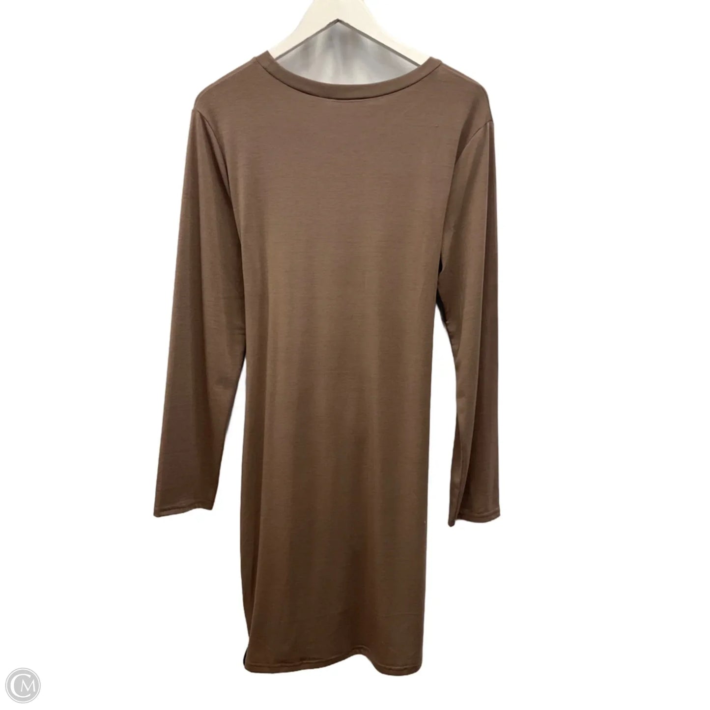 Dress Casual Short By Clothes Mentor In Taupe, Size: L