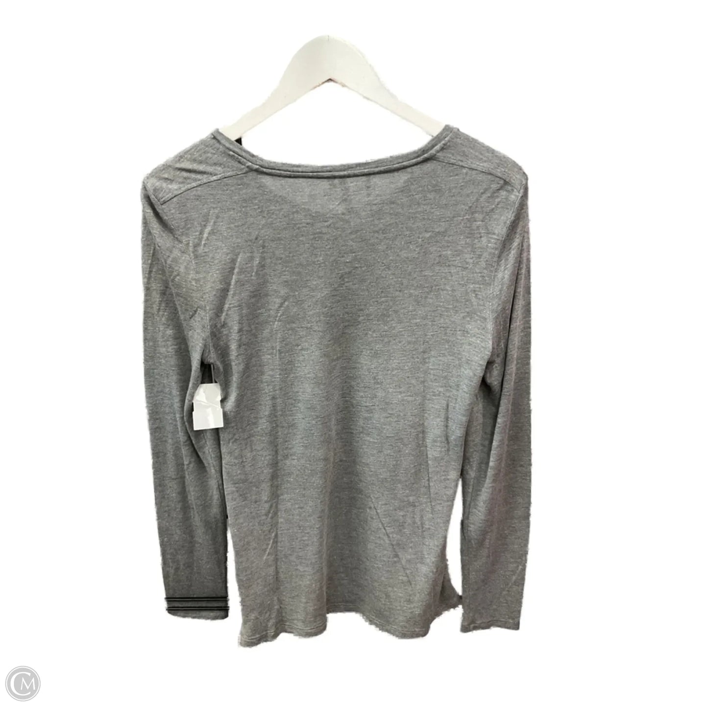 Top Long Sleeve Basic By Banana Republic In Grey, Size: S