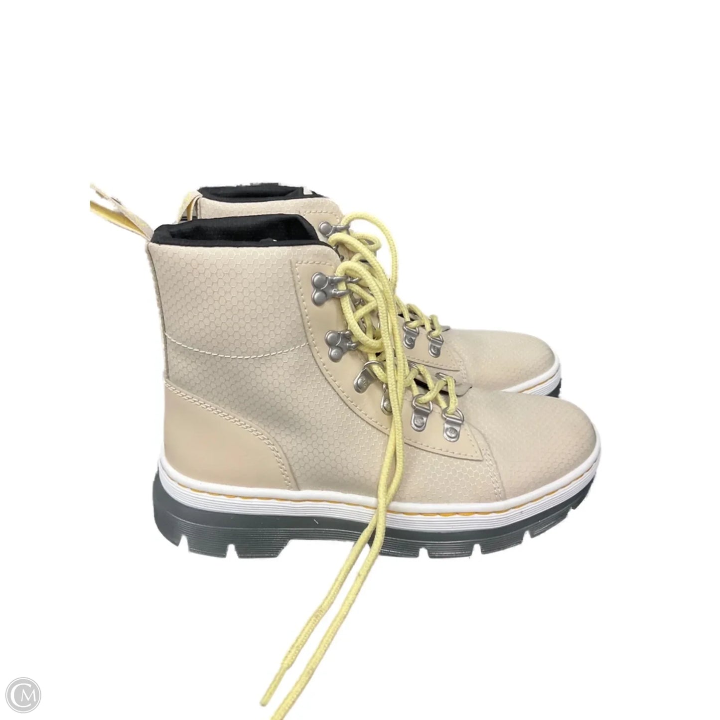 Boots Ankle Flats By Dr Martens In Cream, Size: 8