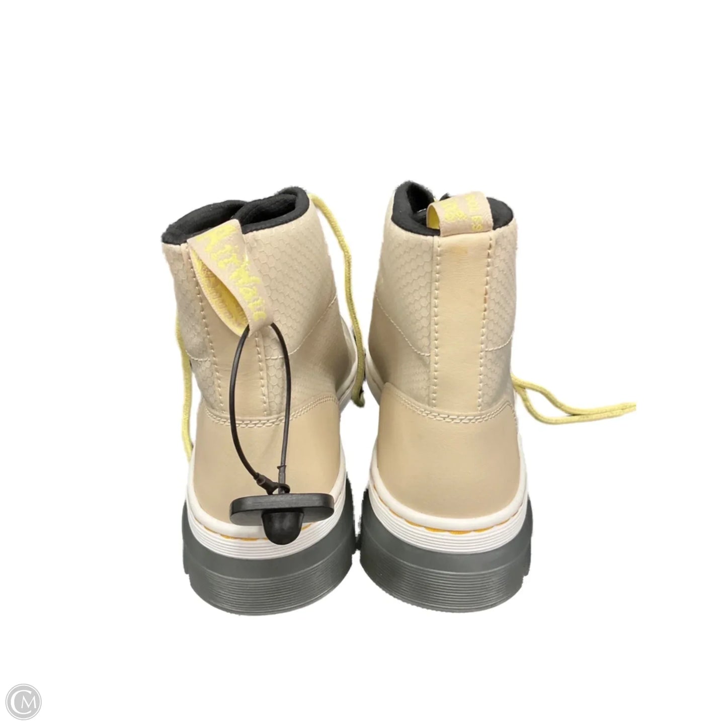 Boots Ankle Flats By Dr Martens In Cream, Size: 8