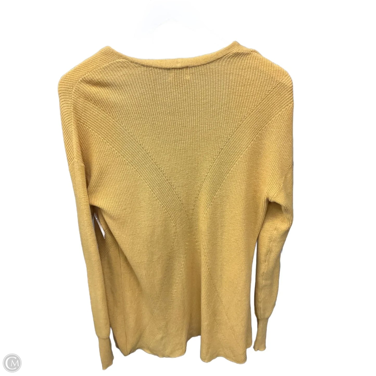 Sweater Cardigan By A New Day In Yellow, Size: Xs