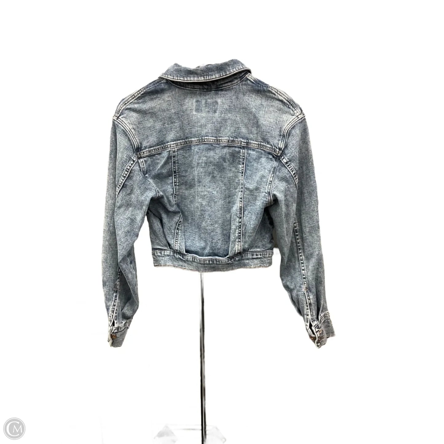 Jacket Denim By Clothes Mentor In Blue Denim, Size: Xs