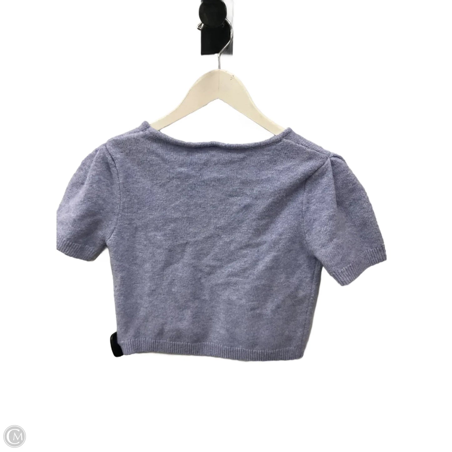 Sweater Short Sleeve By Dazy In Purple, Size: S