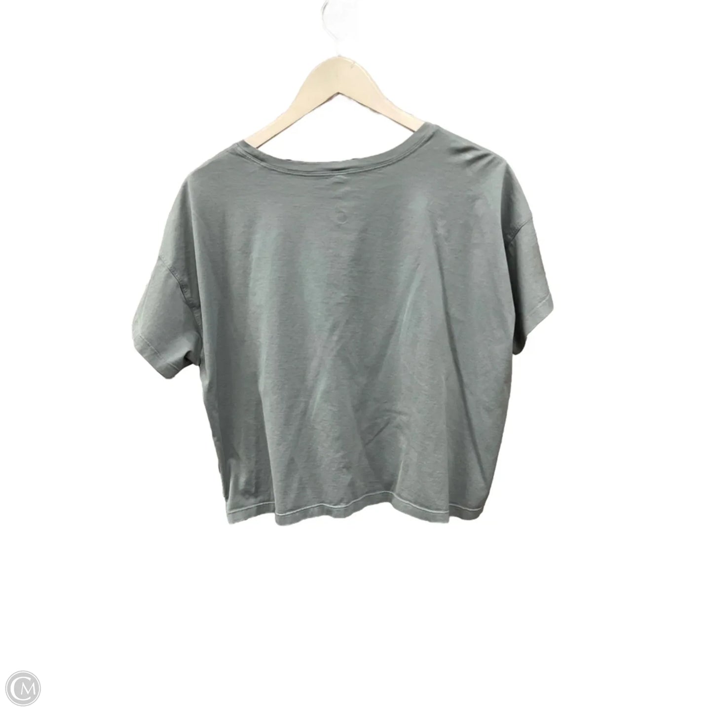 Athletic Top Short Sleeve By Lululemon In Blue, Size: 12