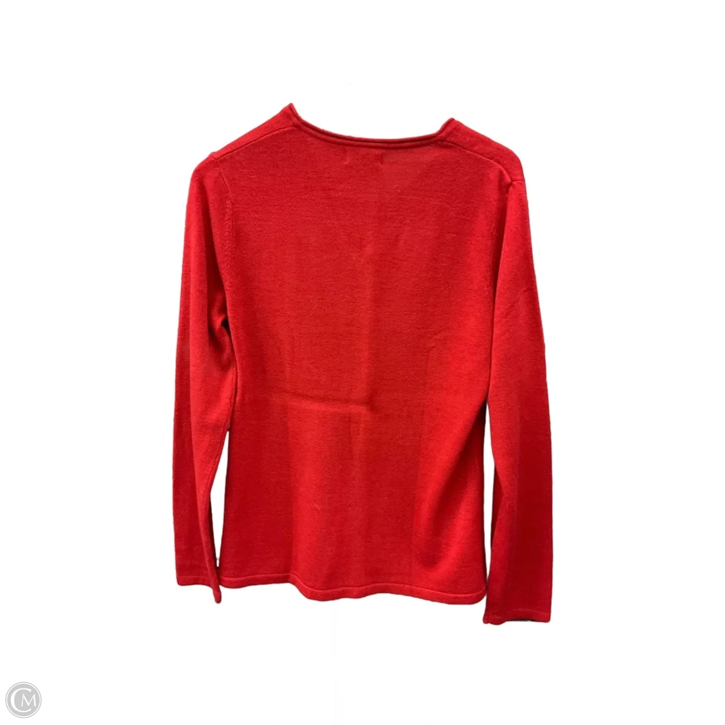 Sweater By Croft And Barrow In Red, Size: L