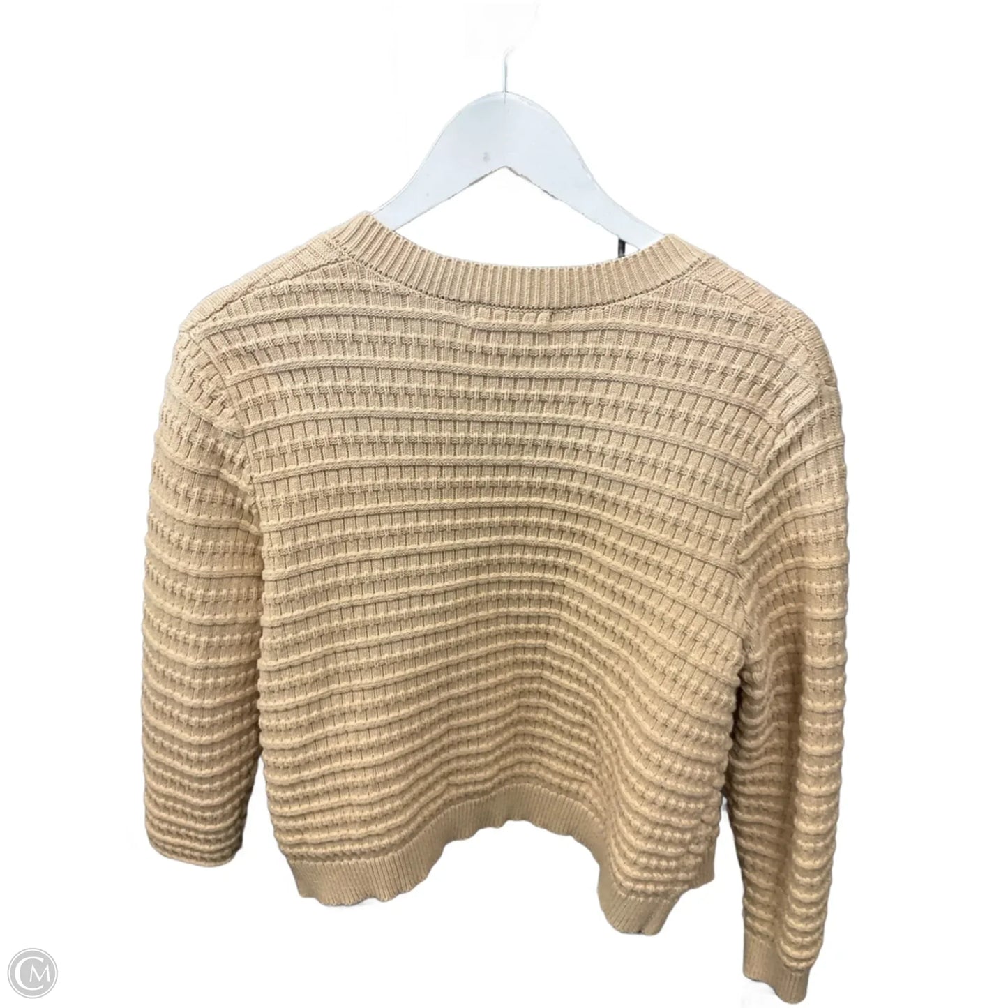 Sweater Cardigan By Pretty Angel In Tan, Size: M
