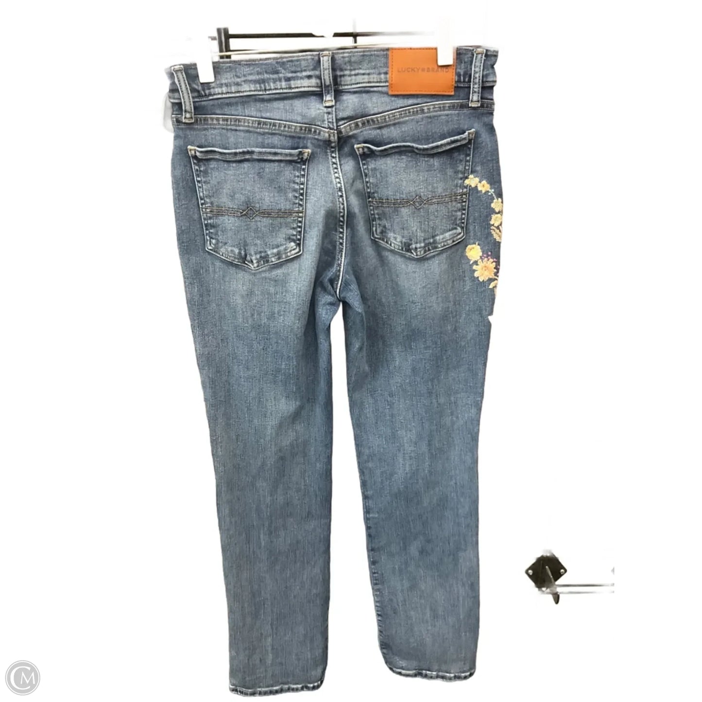 Jeans Straight By Lucky Brand In Blue Denim, Size: 6