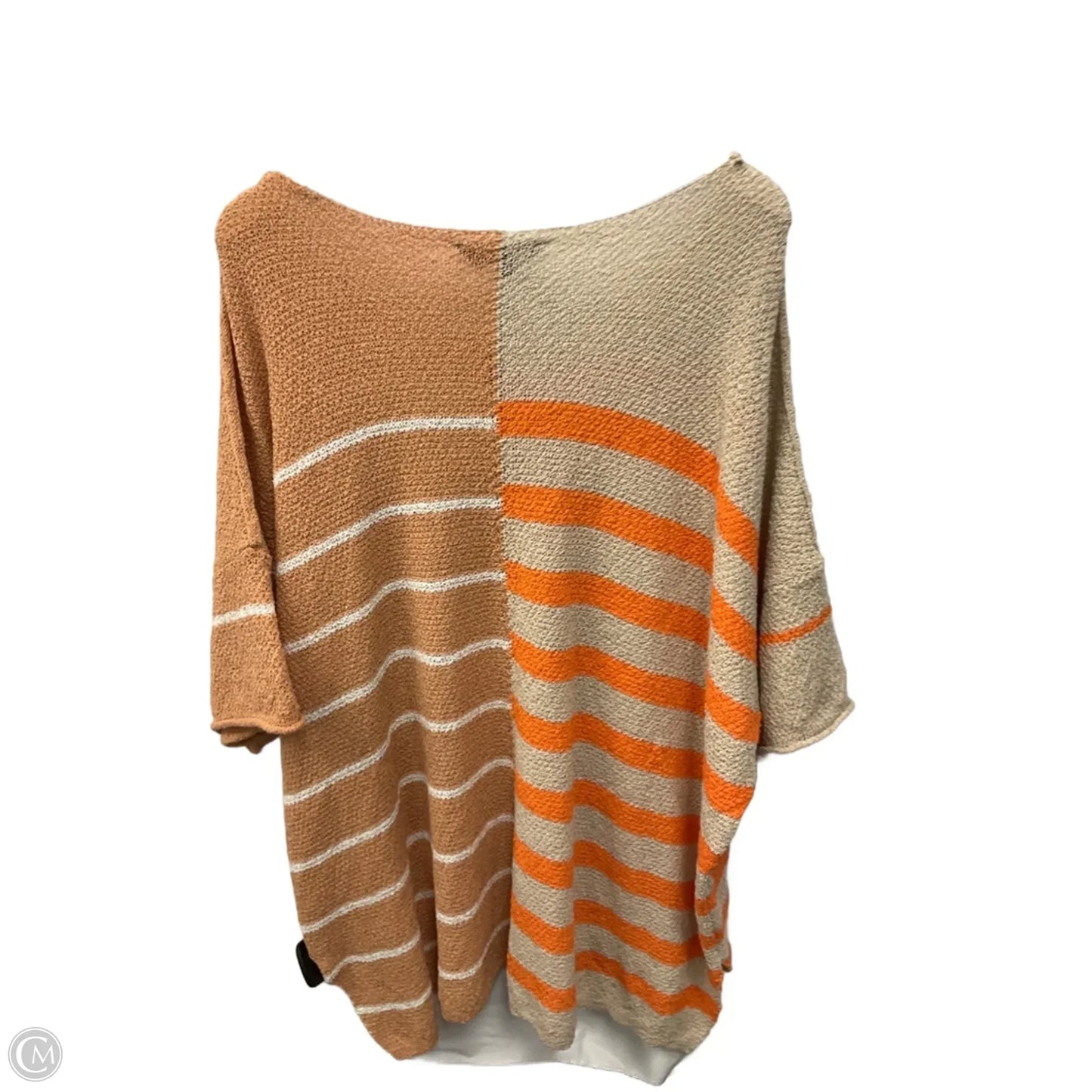 Top Short Sleeve By Davi & Dani In Orange, Size: 2x