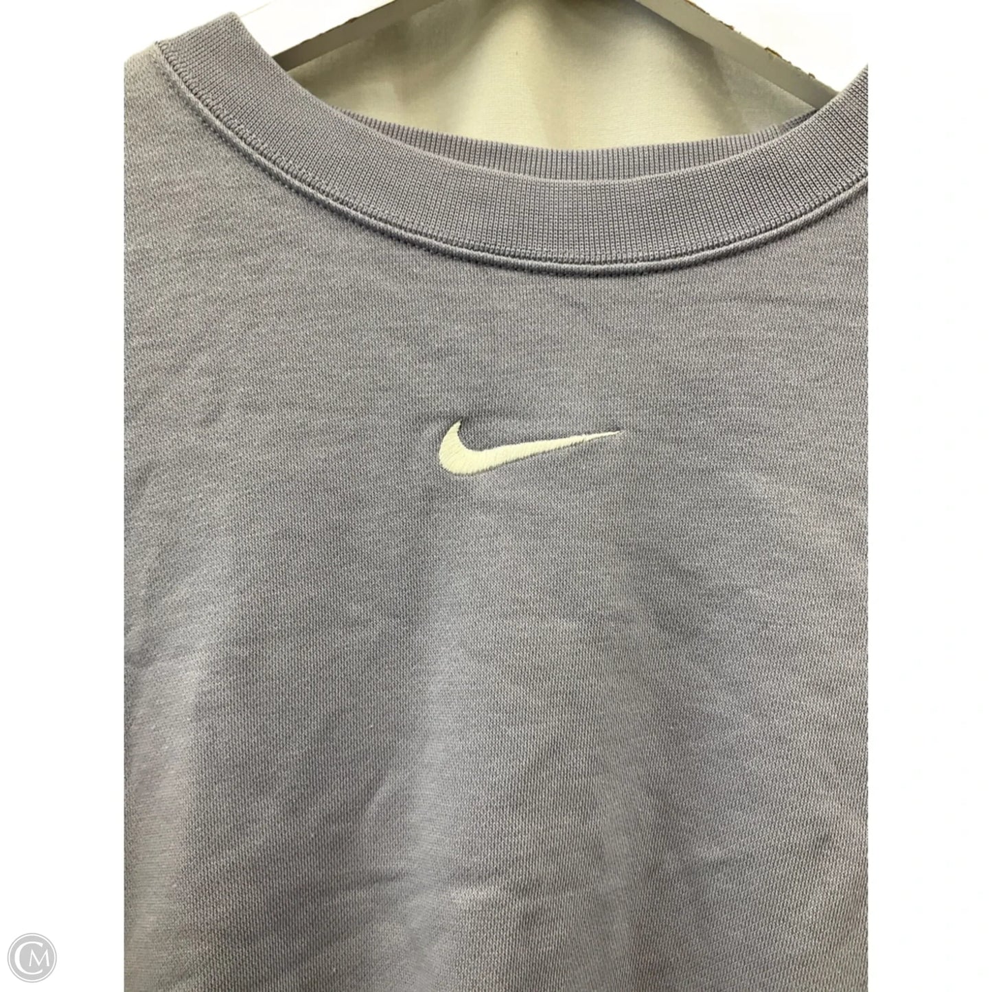 Sweatshirt Crewneck By Nike Apparel In Purple, Size: M
