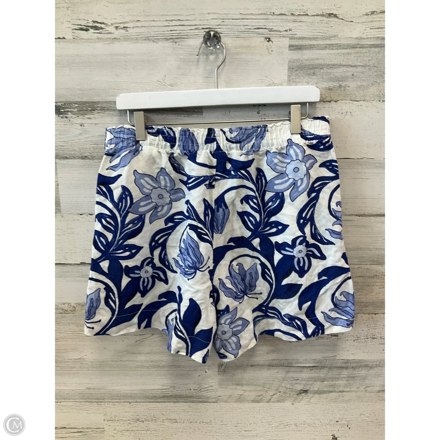 Shorts By H&m In Blue & White, Size: M