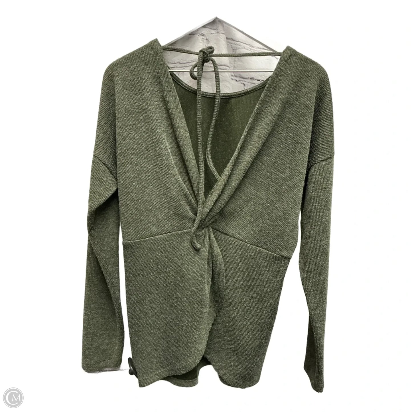 Top Long Sleeve By Doe & Rae In Green, Size: M