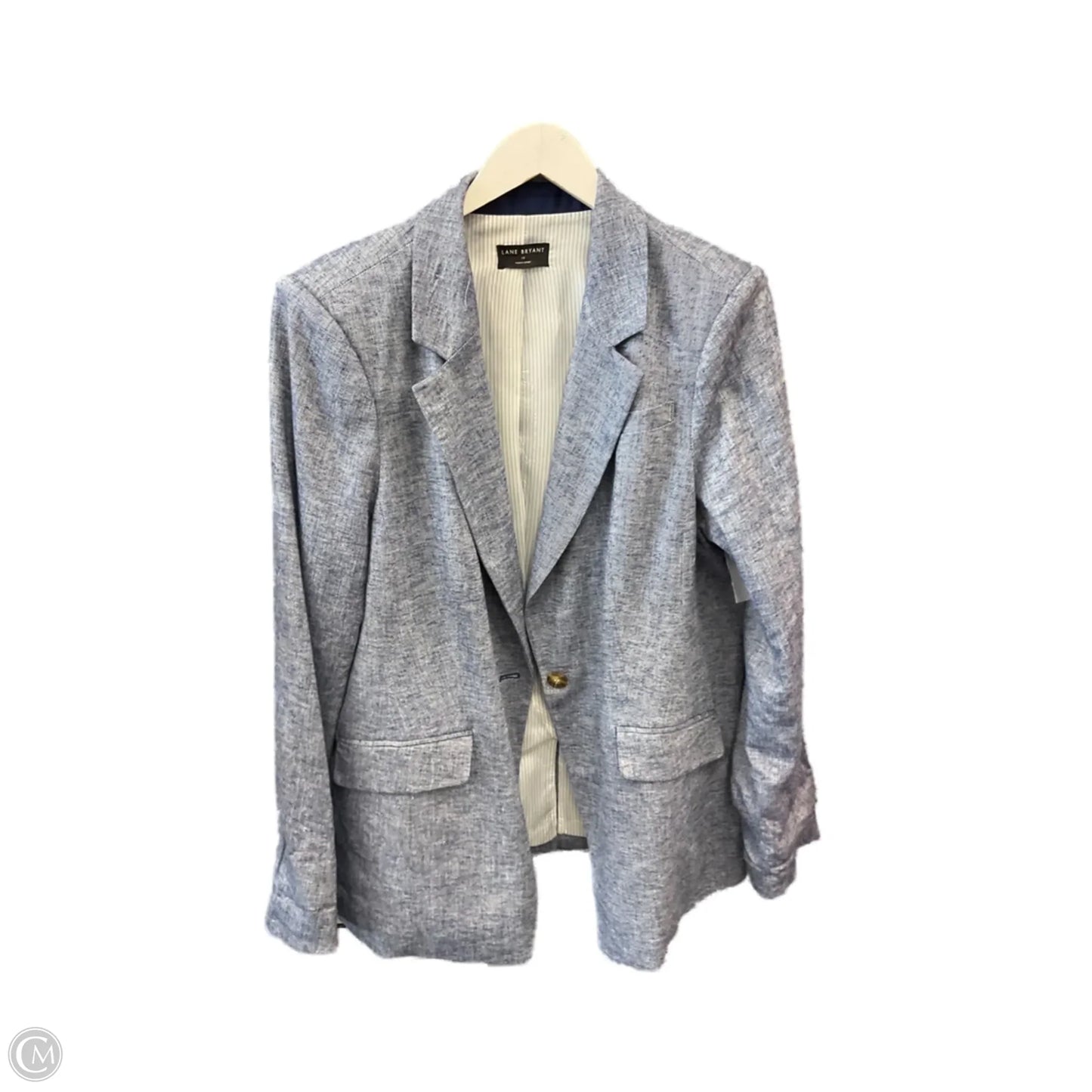 Blazer By Lane Bryant In Blue, Size: 18