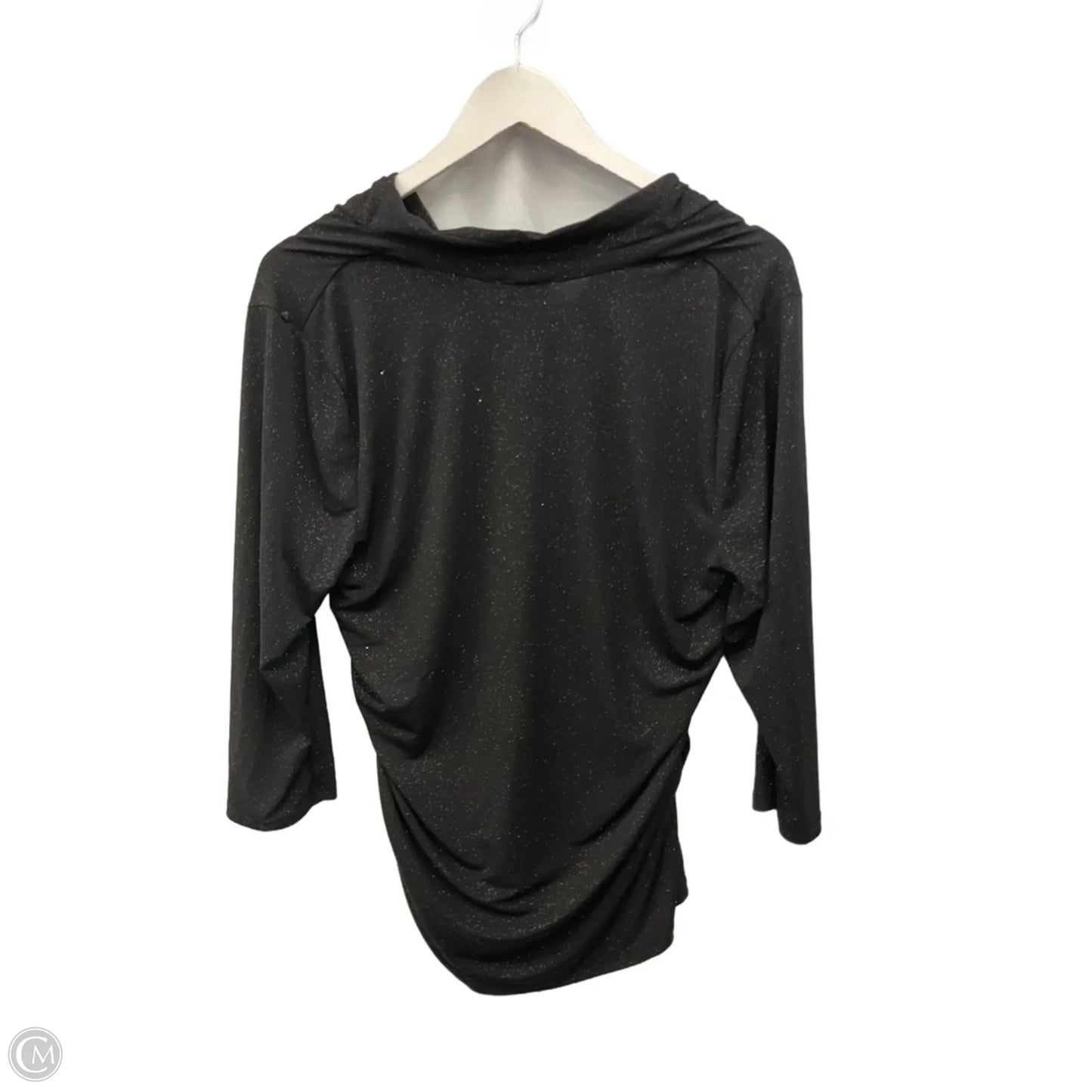 Top 3/4 Sleeve By Vince Camuto In Black, Size: Xl
