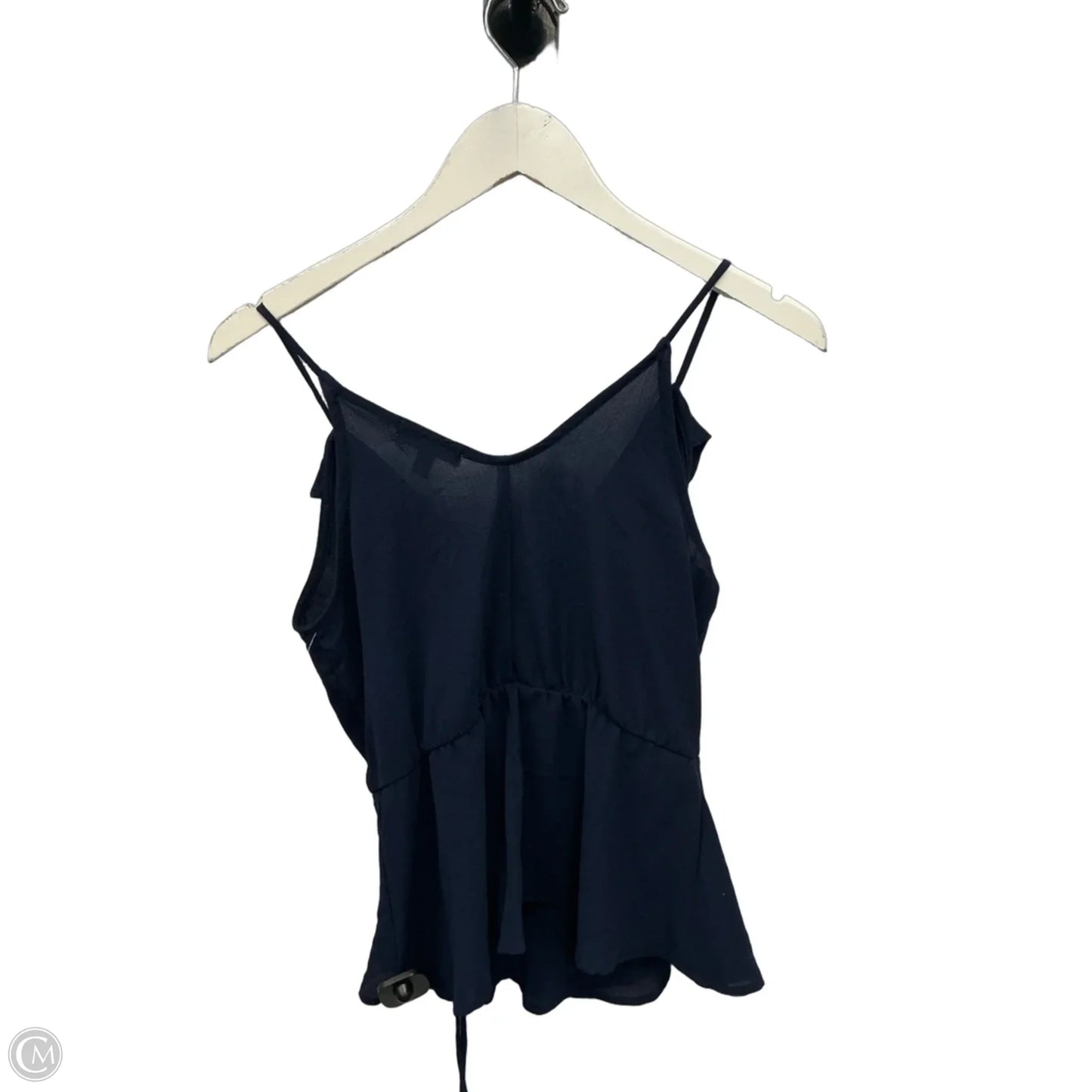 Top Sleeveless By Monteau In Navy, Size: M