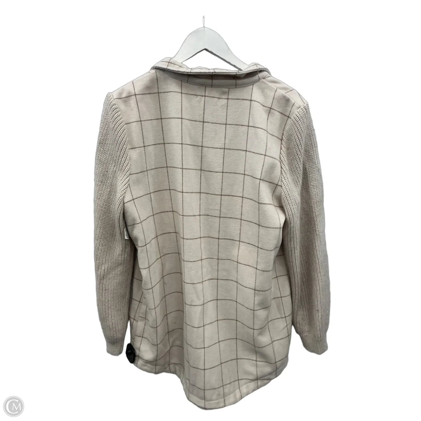 Jacket Shirt By Maurices In Cream, Size: M