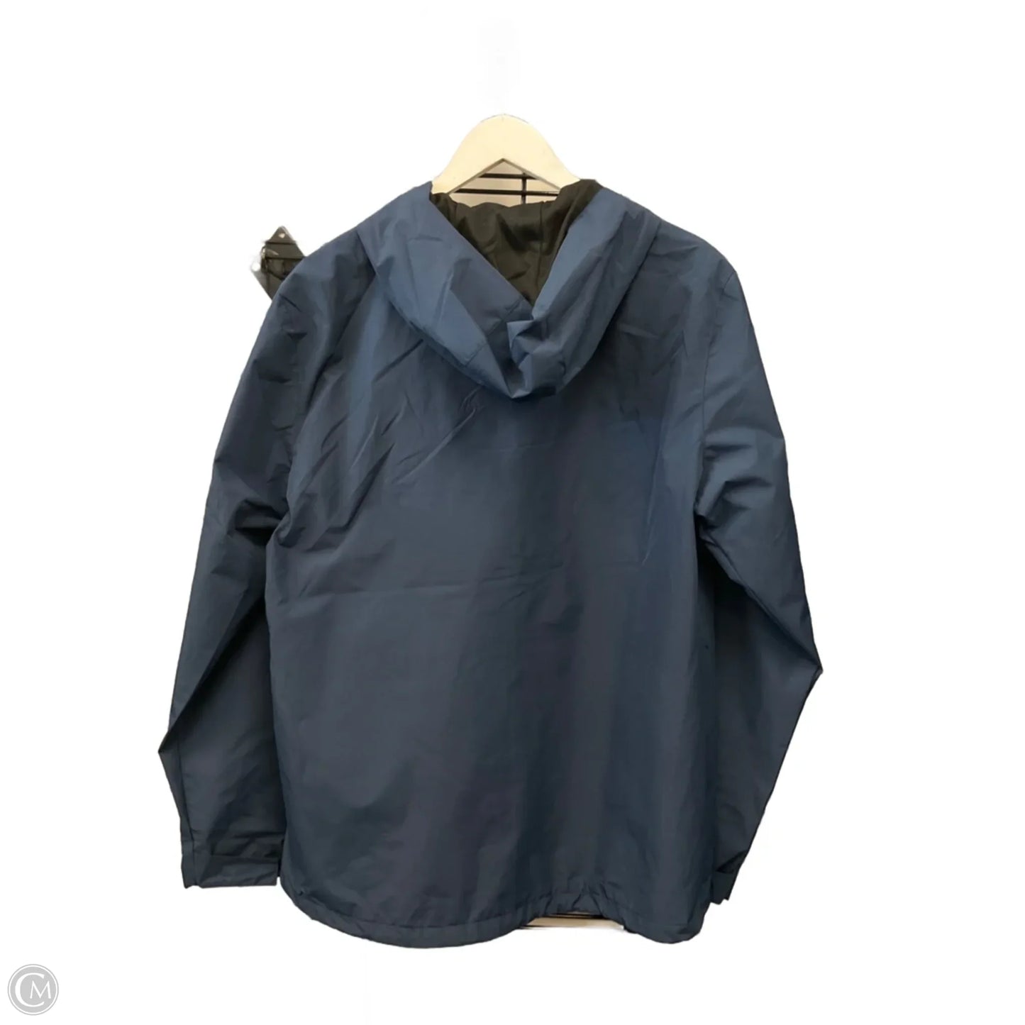 Jacket Windbreaker By Clothes Mentor In Navy, Size: L
