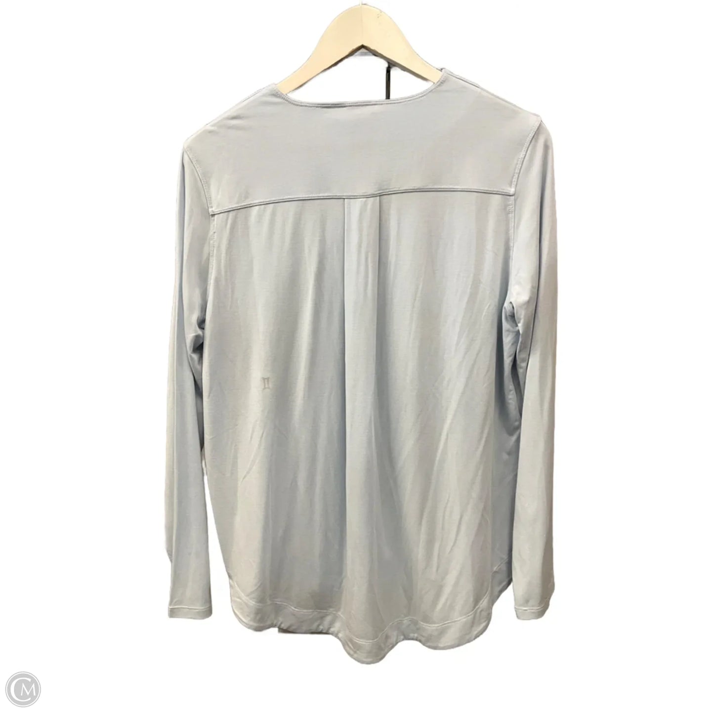 Top Long Sleeve By Cmc In Blue, Size: M