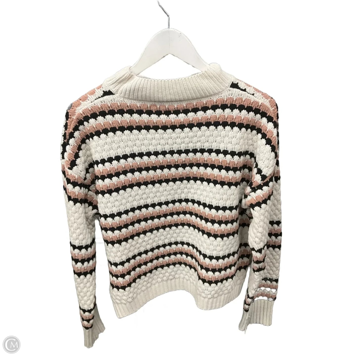 Sweater By Clothes Mentor In Cream, Size: L