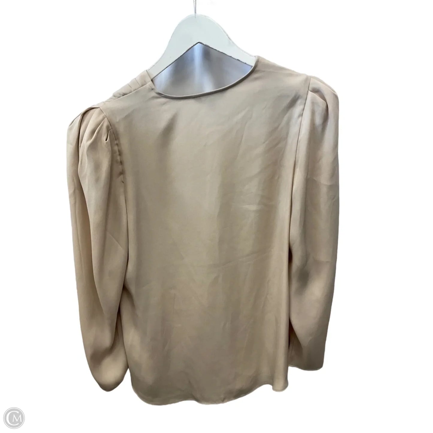 Top Long Sleeve By Express In Cream, Size: M
