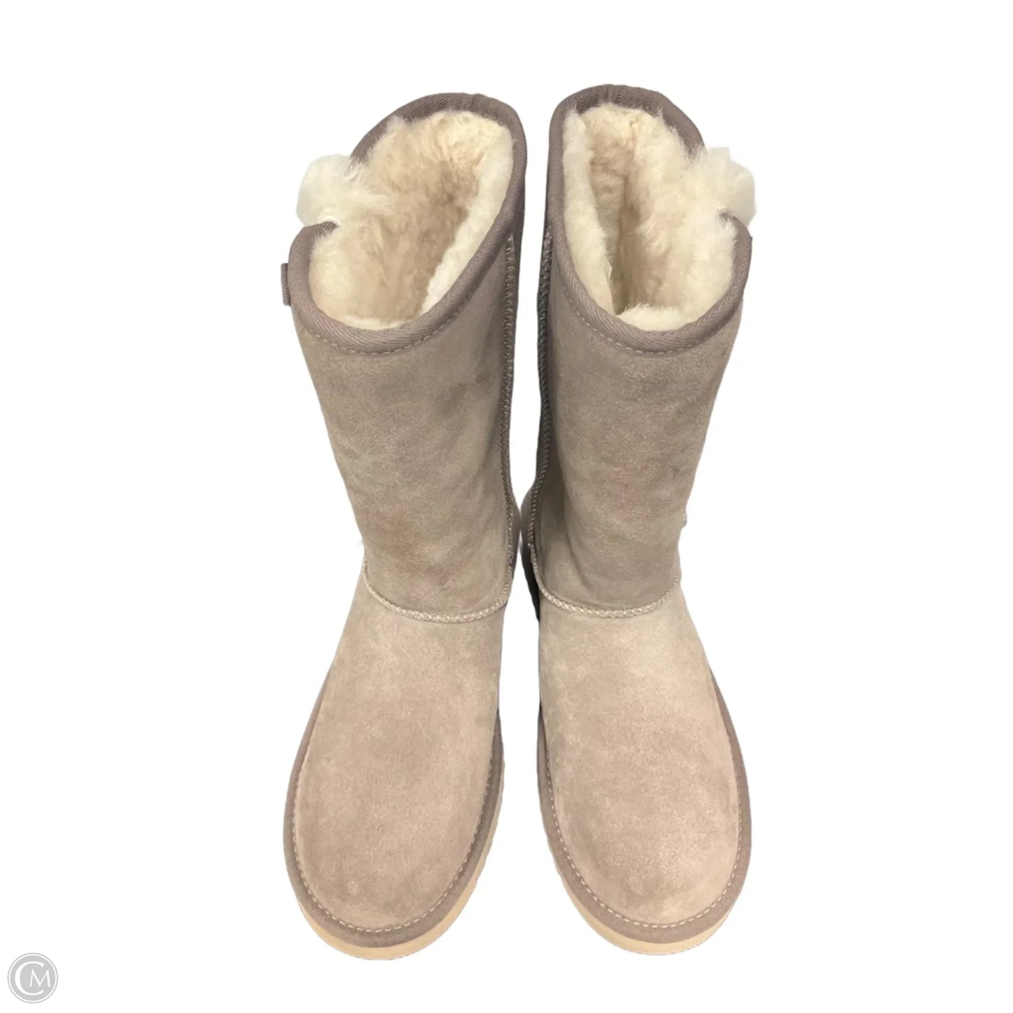 Boots Mid-calf Flats By Koolaburra By Ugg In Grey, Size: 9