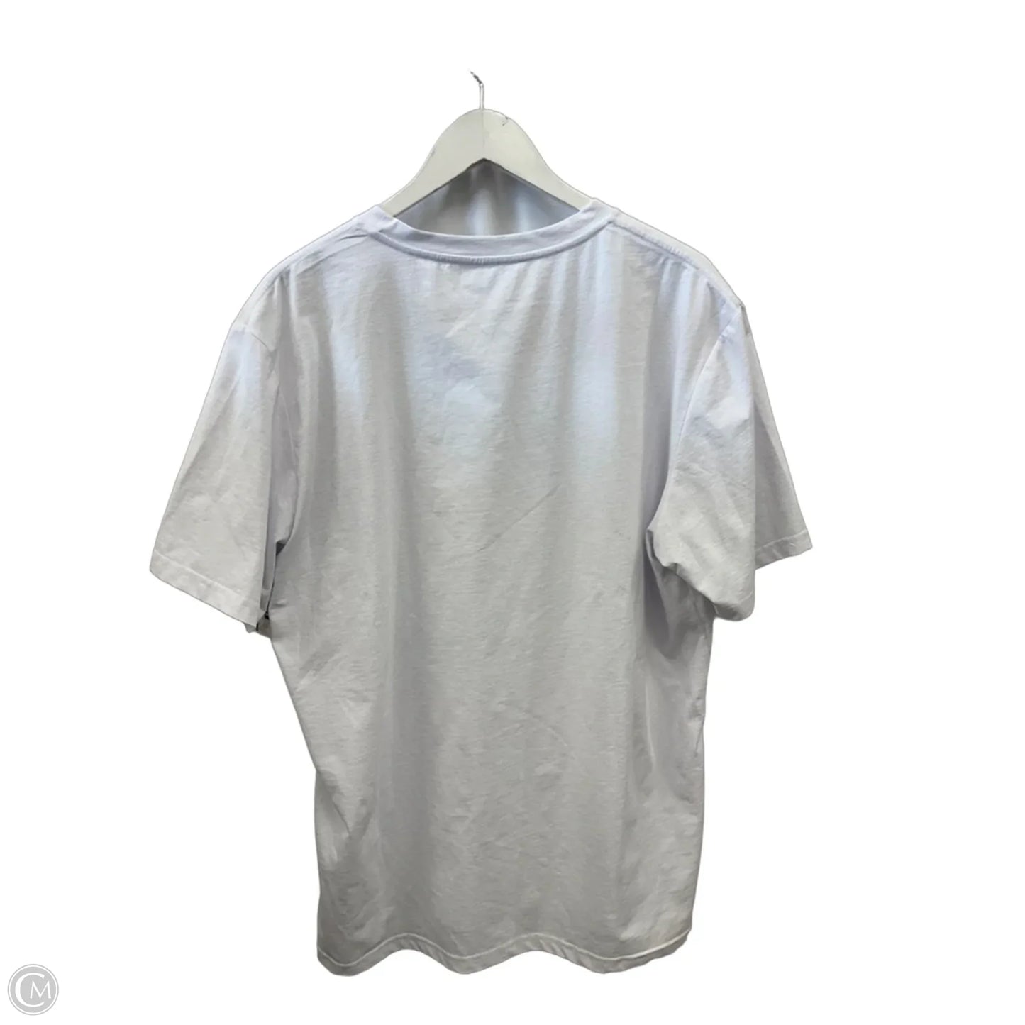 Top Short Sleeve By Clothes Mentor In White, Size: Xxl